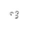 12 Packs: 10 ct. (120 total) 3mm Metal Crimp Bead Covers by Bead Landing™